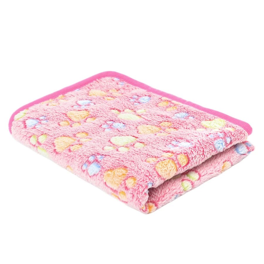 PAWFLANNEL – Weiche Flanell-Haustierdecke mit Pfotenabdruck-Design, kuschelig und waschbar 17