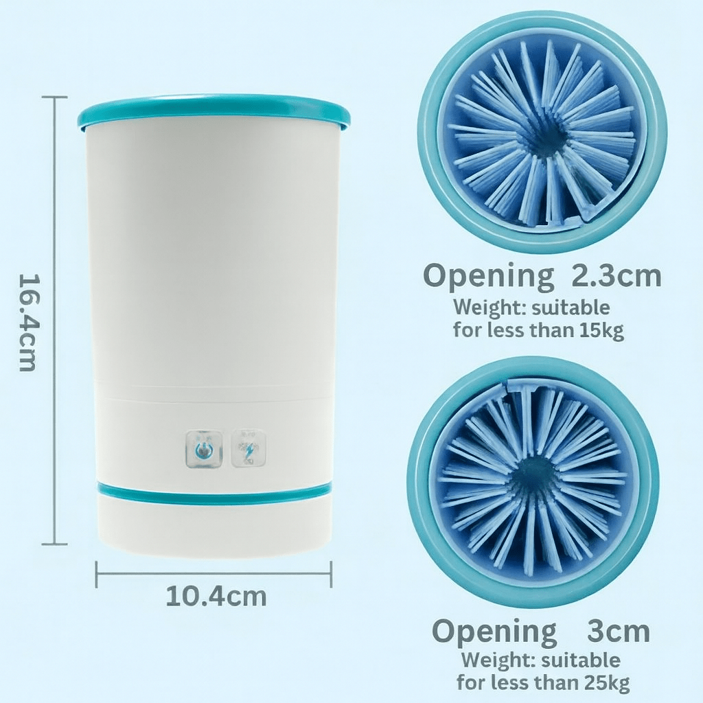 PAWFRESH – Automatischer Haustierpfotenreiniger mit USB-Aufladung 7