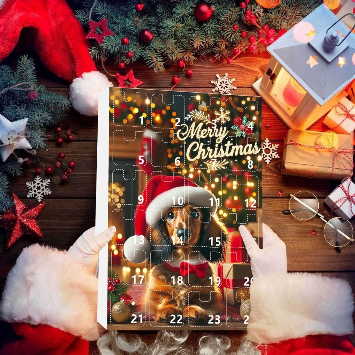 PAWJOY – 24-Tage-Weihnachts-Adventskalender mit Dackel-Zubehör 4