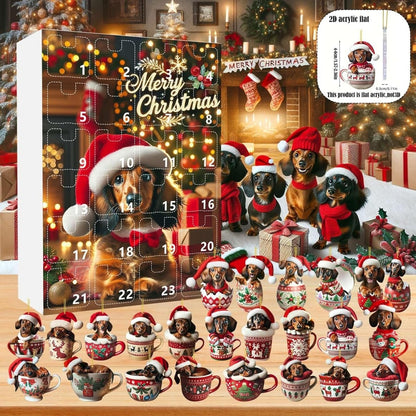 PAWJOY – 24-Tage-Weihnachts-Adventskalender mit Dackel-Zubehör 5