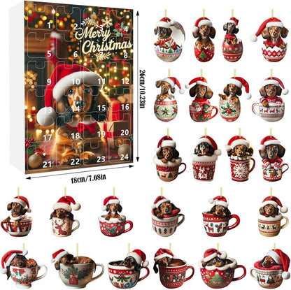 PAWJOY – 24-Tage-Weihnachts-Adventskalender mit Dackel-Zubehör 6