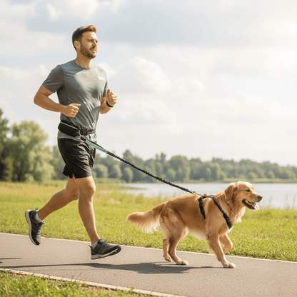 PAWRUNNER FREEDOM LEASH – Freihändige Hundeleine mit gepolsterten Griffen 3