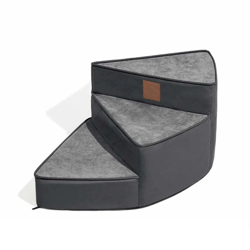 PAWSTEP ELITE – Rutschfeste 3-stufige Kunstledertreppe für den Innenbereich 8