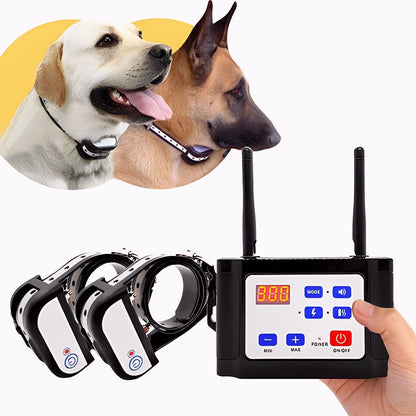 BARKZONE 300 – Kabelloses Hundezaun- & Trainingshalsband-System