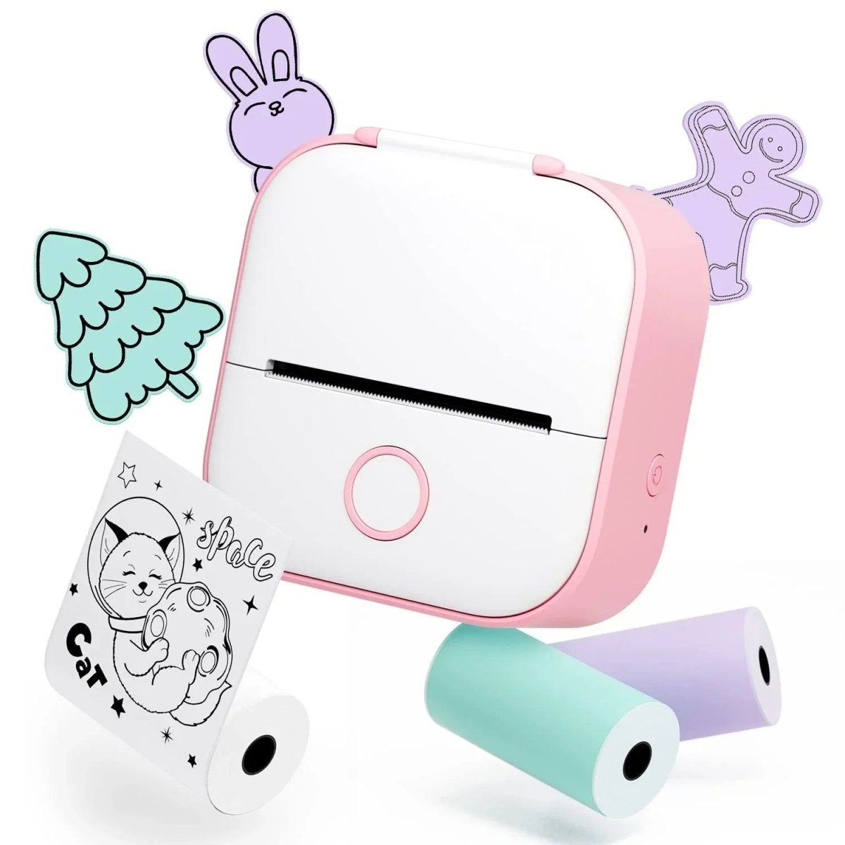 PrintAura Mini Pocket Printer | Portable, Inkless Thermal Printer for Photos, Notes, and Documents