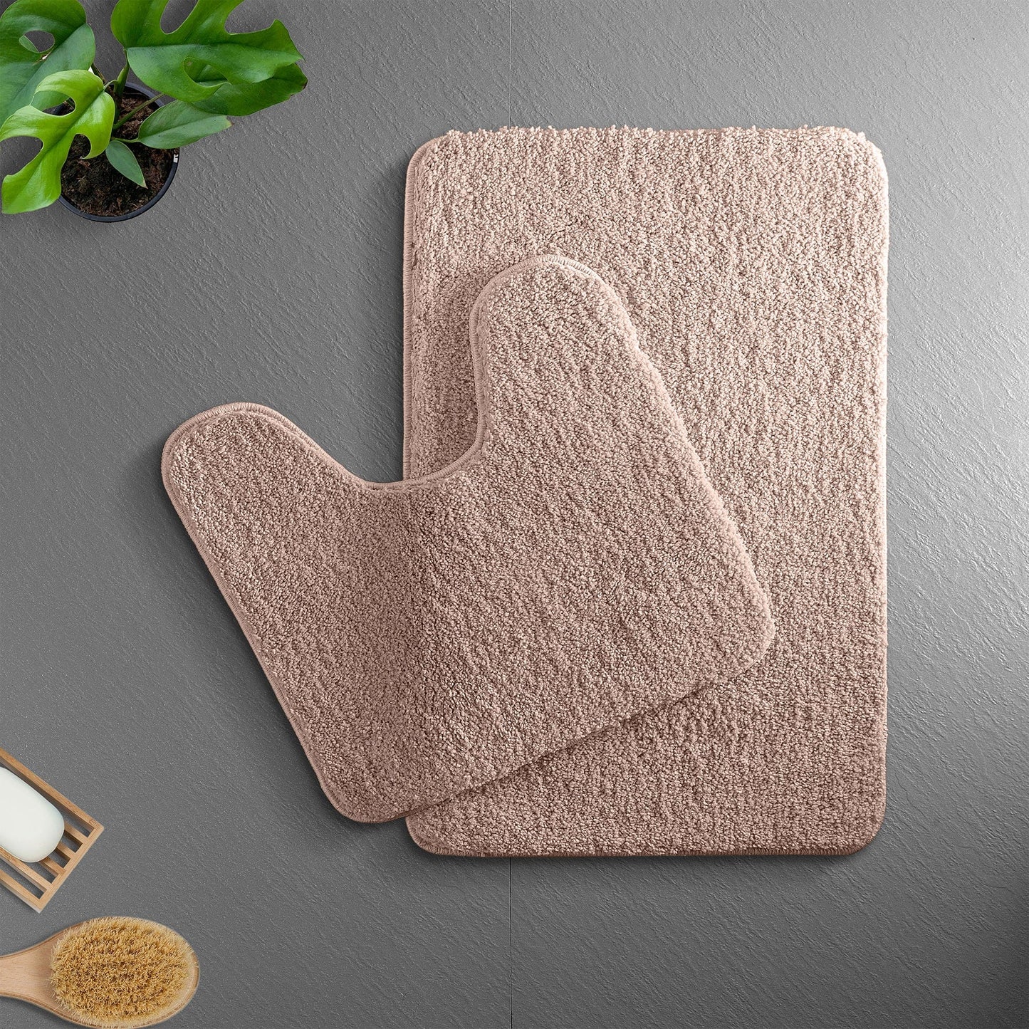 PLUSHDRY – Ultraweiche Mikrofaser-Badematte mit schneller Saugfähigkeit und Rutschfestigkeit 14