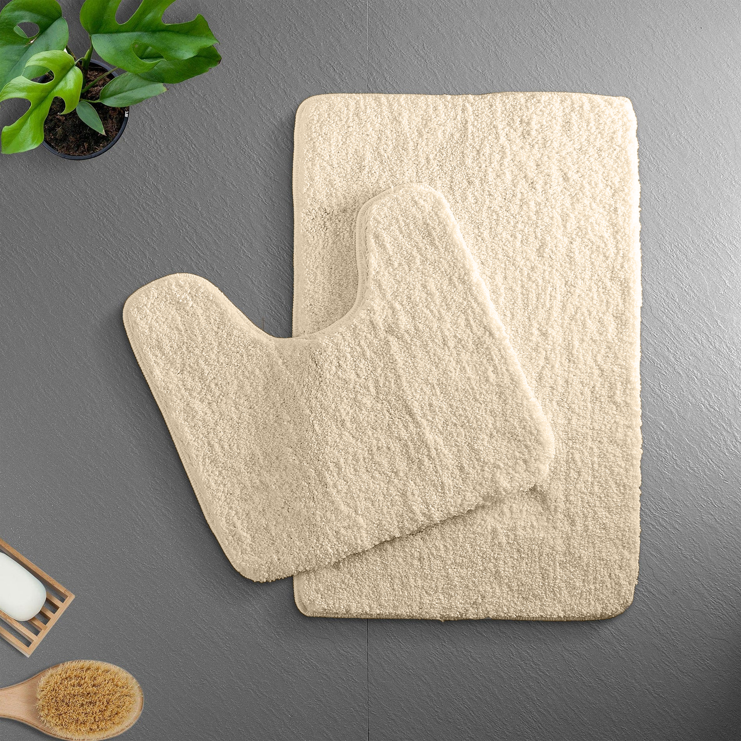 PLUSHDRY – Ultraweiche Mikrofaser-Badematte mit schneller Saugfähigkeit und Rutschfestigkeit 19