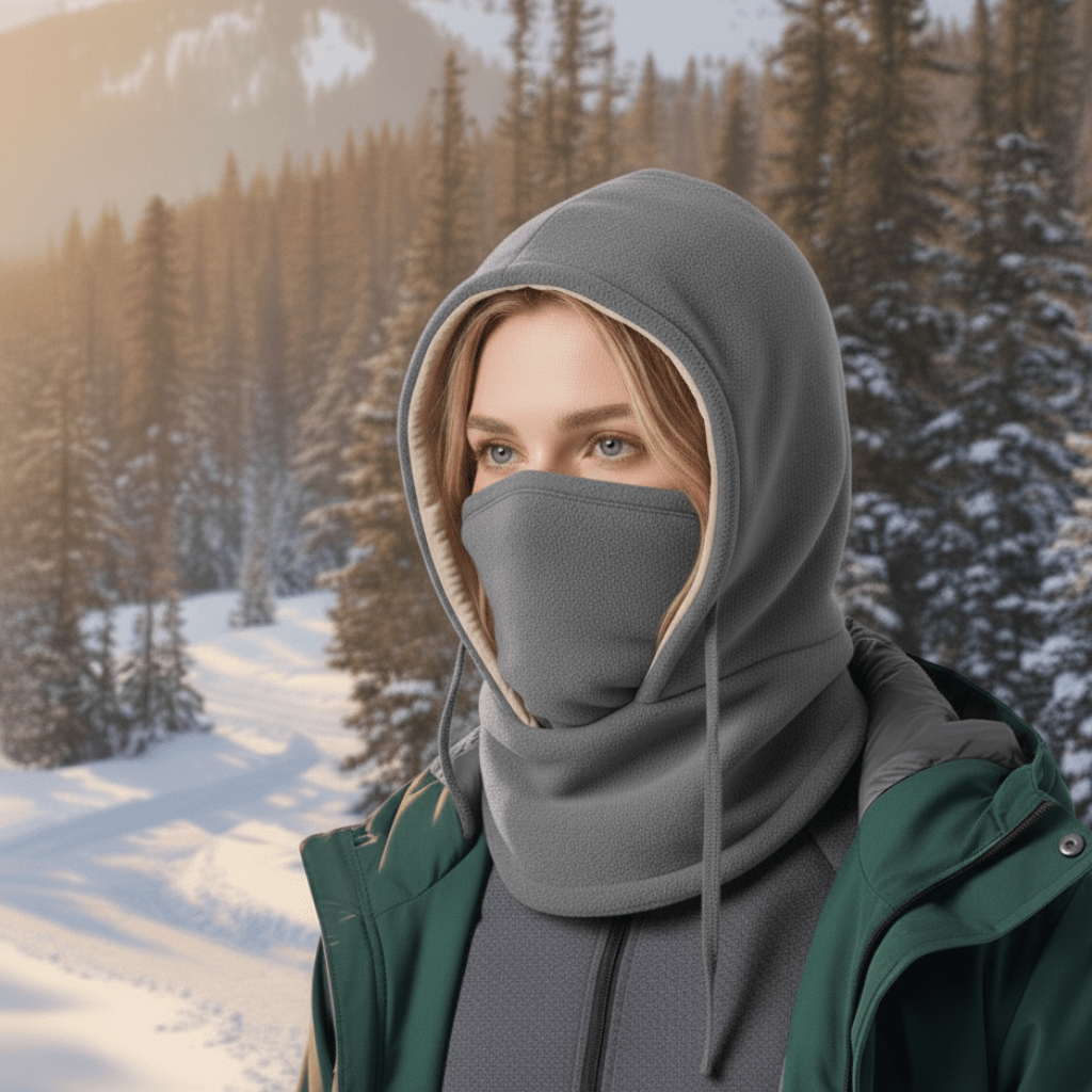 POLARCAP – Winddichte Unisex-Wintermütze mit vollständig schützendem Nackenschutz 4