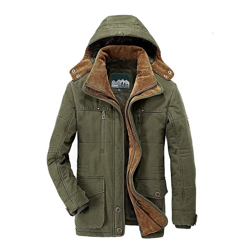 POLARON – Umweltfreundliche, isolierte Herren-Winterjacke, regenabweisendes Design 5