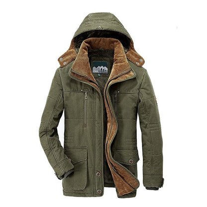 POLARON – Umweltfreundliche, isolierte Herren-Winterjacke, regenabweisendes Design 9