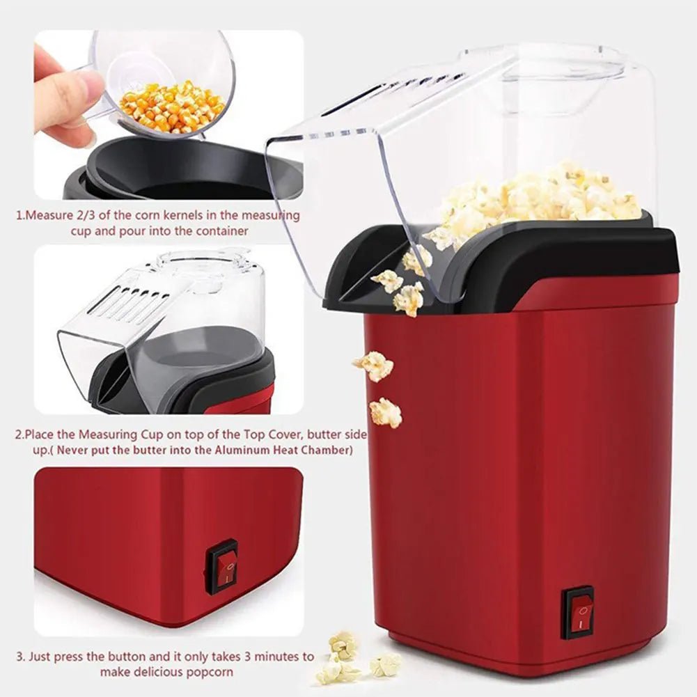 POPCHEET – Mini-Elektro-Popcornmaschine für schnelle, gesunde Snacks 6