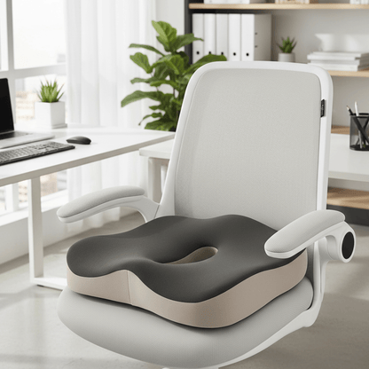 POSTUREPAD – Ergonomisches Bürositzkissen mit konturierter Rückenlehne aus Memory-Schaum 0