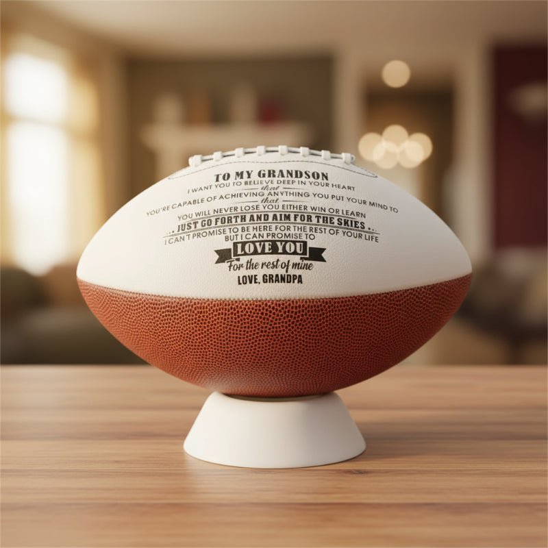 PROGRIP – American Football aus PU-Leder, Größe 9, für Training und Spiel 1