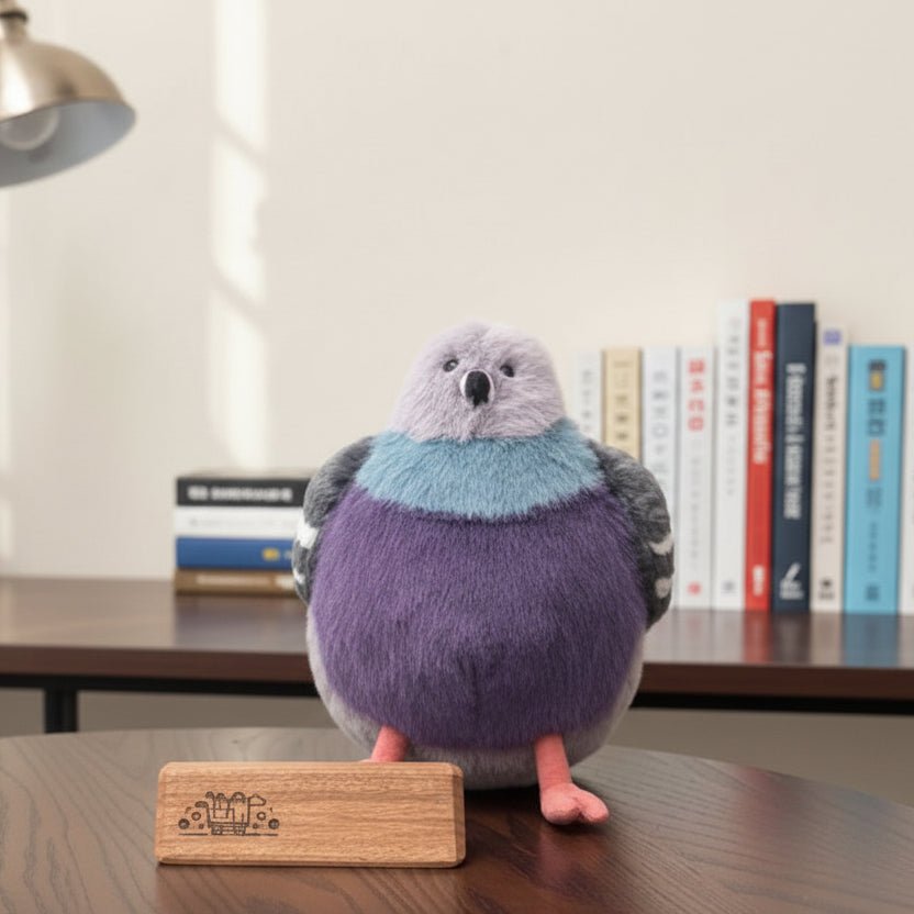 PUFFPIGEON – Flauschiges Tauben-Plüschtier zum Kuscheln und Wohlfühlen 0