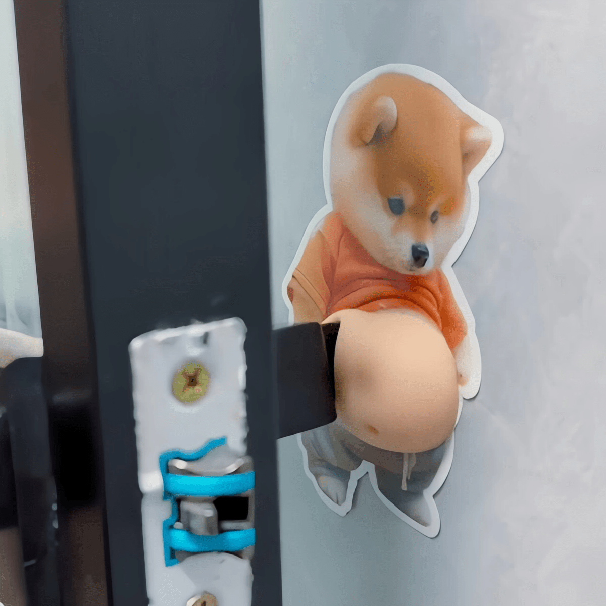 PUPPILO – Niedlicher Shiba-Hund-Silikonaufkleber zum Schutz vor Kratzern und Stößen 1