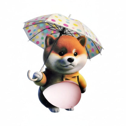 PUPPILO – Niedlicher Shiba-Hund-Silikonaufkleber zum Schutz vor Kratzern und Stößen 5