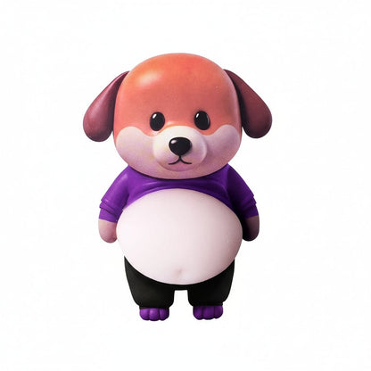 PUPPILO – Niedlicher Shiba-Hund-Silikonaufkleber zum Schutz vor Kratzern und Stößen 8