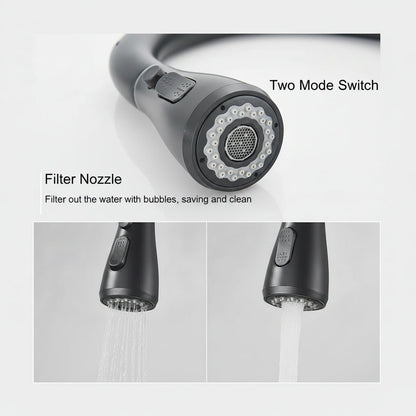 PURESTREAM – Hochbogen-Küchenarmatur mit Ausziehfunktion und modernem, minimalistischem Design 4