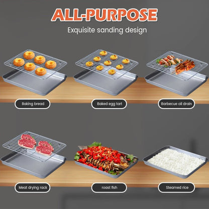 PURETRAY – Edelstahl-Backblech-Duo für einfaches Kochen im Alltag 7