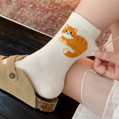 PURRSOX – Kuschelige, mittelhohe Socken mit Katzenmotiv, weich, atmungsaktiv, Unisex für ganztägigen Tragekomfort 2