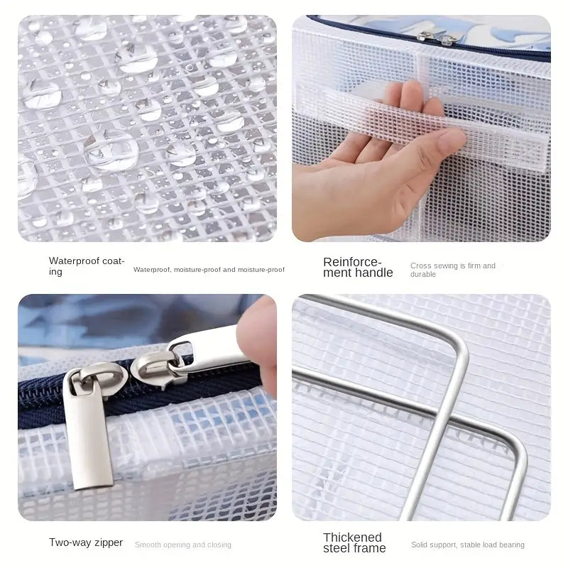 Unbox ClearBox - Stackable shoe box with clear view, ventilation & waterproof protection