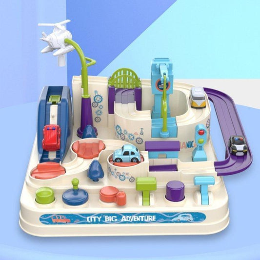 CityAdventure – Juego de ciudad interactivo con coches y helicóptero para niños a partir de 3 años