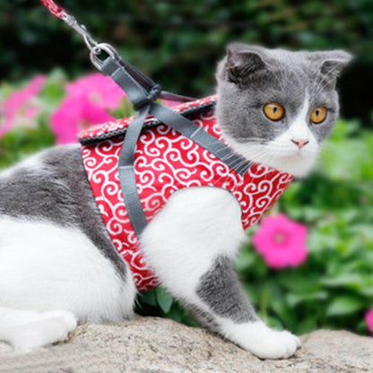 PAWVENTURE – Chaleco arnés para gatos para seguridad y comodidad