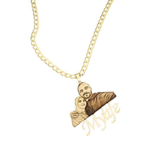PHOTERA – Stainless Steel Necklace with Customizable Photo Pendant