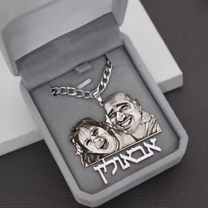 PHOTERA – Stainless Steel Necklace with Customizable Photo Pendant
