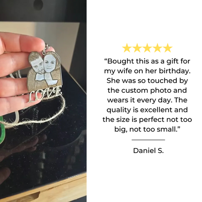 PHOTERA – Stainless Steel Necklace with Customizable Photo Pendant