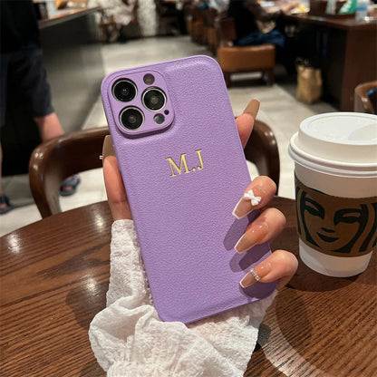 CASEVION – Personalized Leather Case for iPhone 11–17 Pro Max