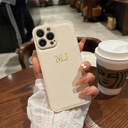 CASEVION – Personalized Leather Case for iPhone 11–17 Pro Max