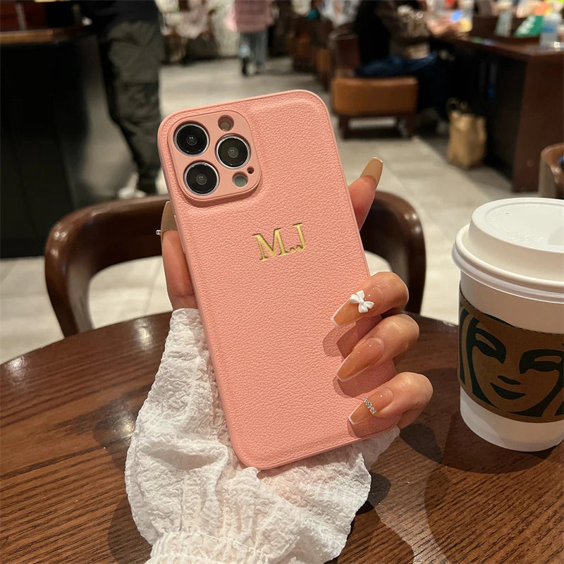 CASEVION – Personalized Leather Case for iPhone 11–17 Pro Max