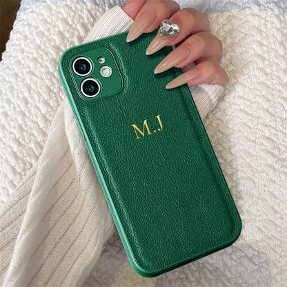 CASEVION – Personalized Leather Case for iPhone 11–17 Pro Max