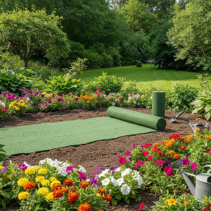 GRASSGO – Paquet double de tapis de gazon à dérouler, arroser et laisser pousser