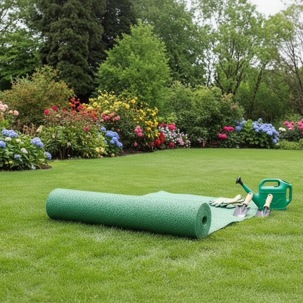 GRASSGO – Paquet double de tapis de gazon à dérouler, arroser et laisser pousser