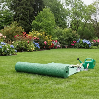 GRASSGO – Paquet double de tapis de gazon à dérouler, arroser et laisser pousser