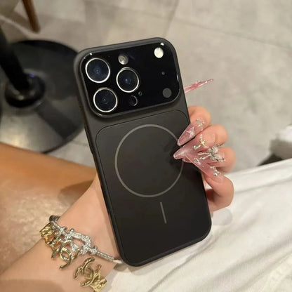 PhantomShell – Schlankes MagSafe-Case aus Milchglas für iPhone 13-17 3
