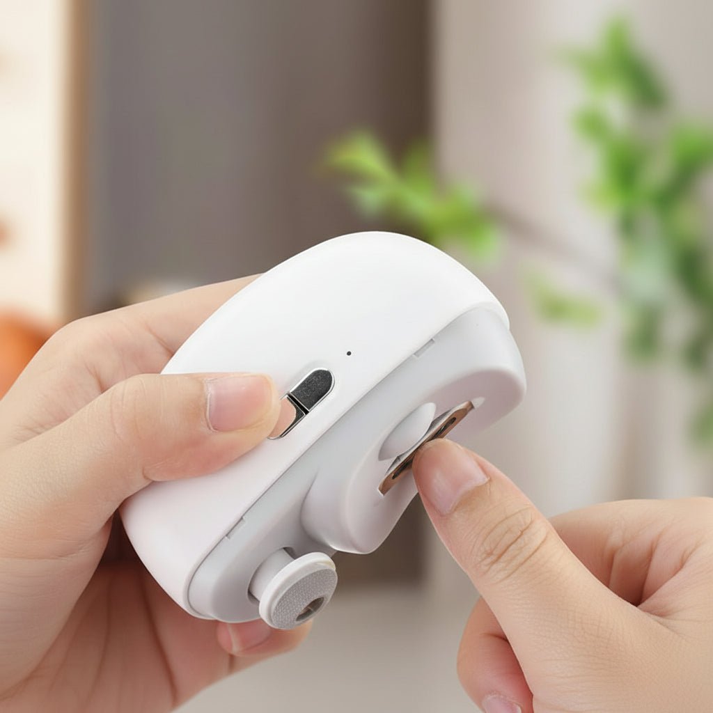NAILIQ – Cortauñas eléctrico con función automática de corte y pulido