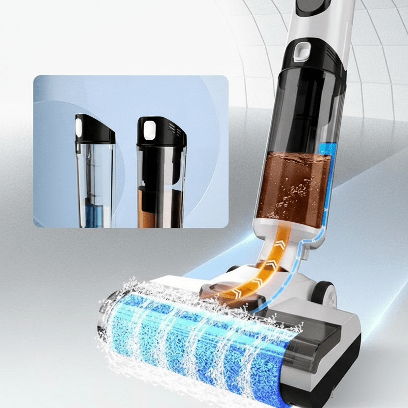 VACLUX – Aspirapolvere senza fili 3-in-1 per pulizia domestica moderna di liquidi e polveri