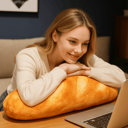 CRUSTINA – Plush Cushion in Baguette Design for Comfort & Style