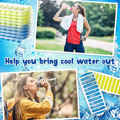 Praktische Silikon Eiswürfelform – Pop-Out Eiswürfel Für Wasserflaschen, BPA-frei 5