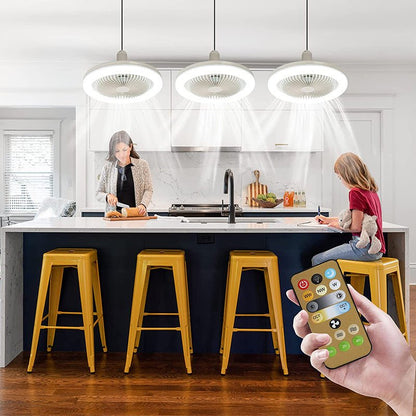 Praktischer Deckenventilator Mit Licht Und Fernbedienung - Erfrischende Brise Für Jeden Raum 2