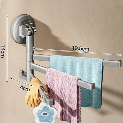 SWIVELDRY – Porte-serviettes pivotant à 180° sans perçage