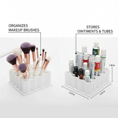 Praktischer Make-up Organizer mit Wabenstruktur für Kosmetik und Pflegeprodukte 3