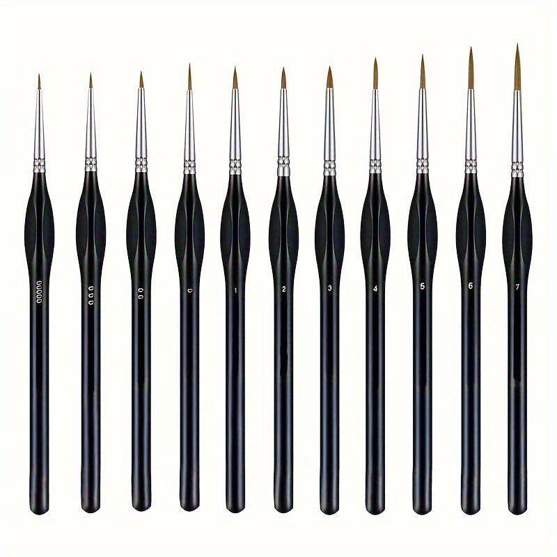 Präzisionspinsel Set für Detaillierte Malerei - Ergonomisch & Langlebig 4