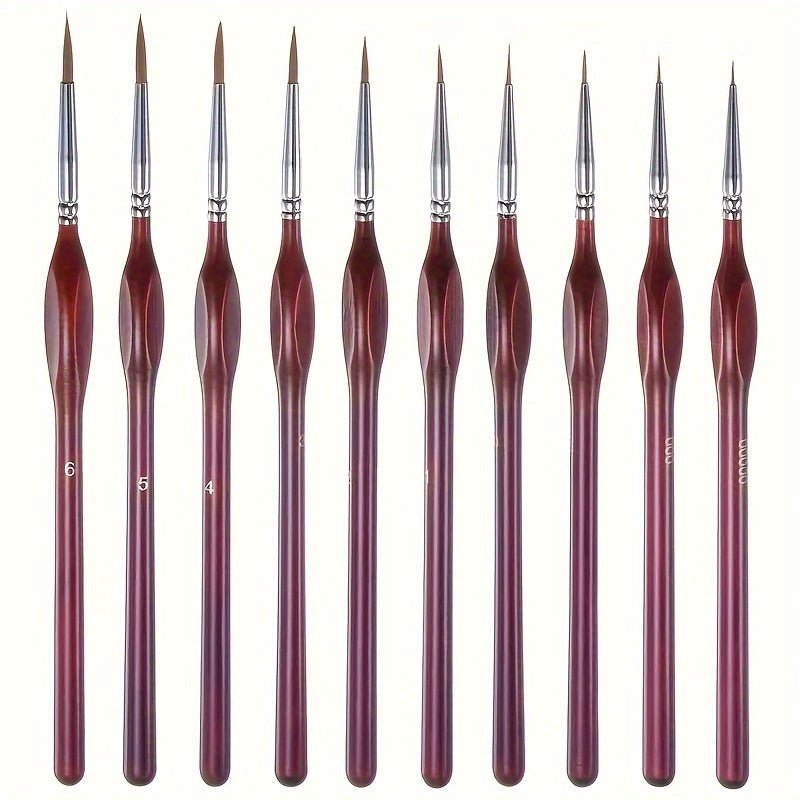 Präzisionspinsel Set für Detaillierte Malerei - Ergonomisch & Langlebig 7
