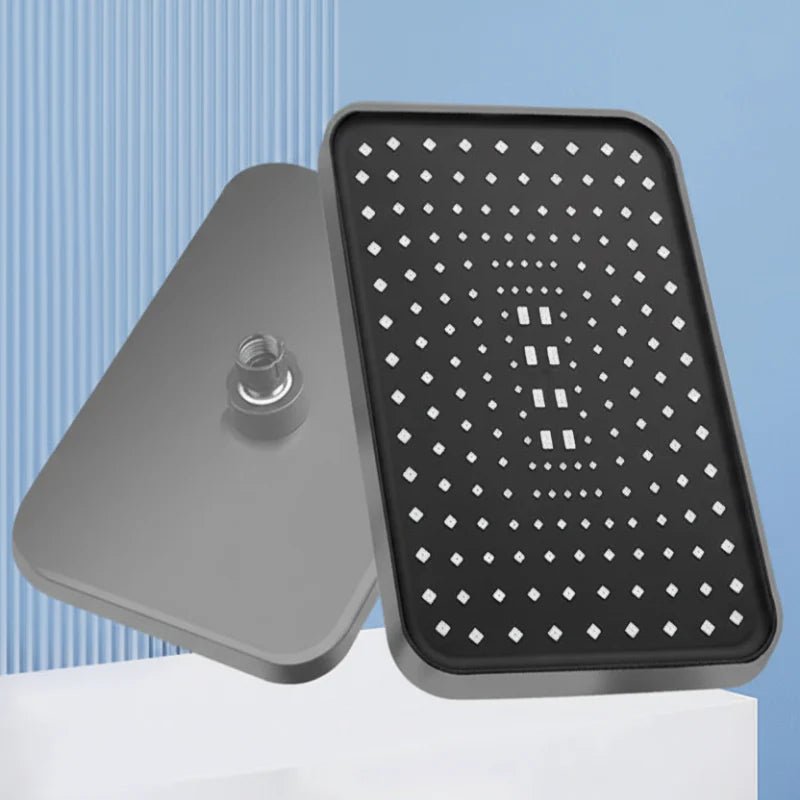 AQUAPULSE – Cabezal de ducha de lluvia ajustable 360° con boquillas antical