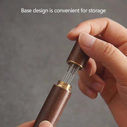 PORTAFLOW – Tamper per espresso premium con sistema di distribuzione a ago