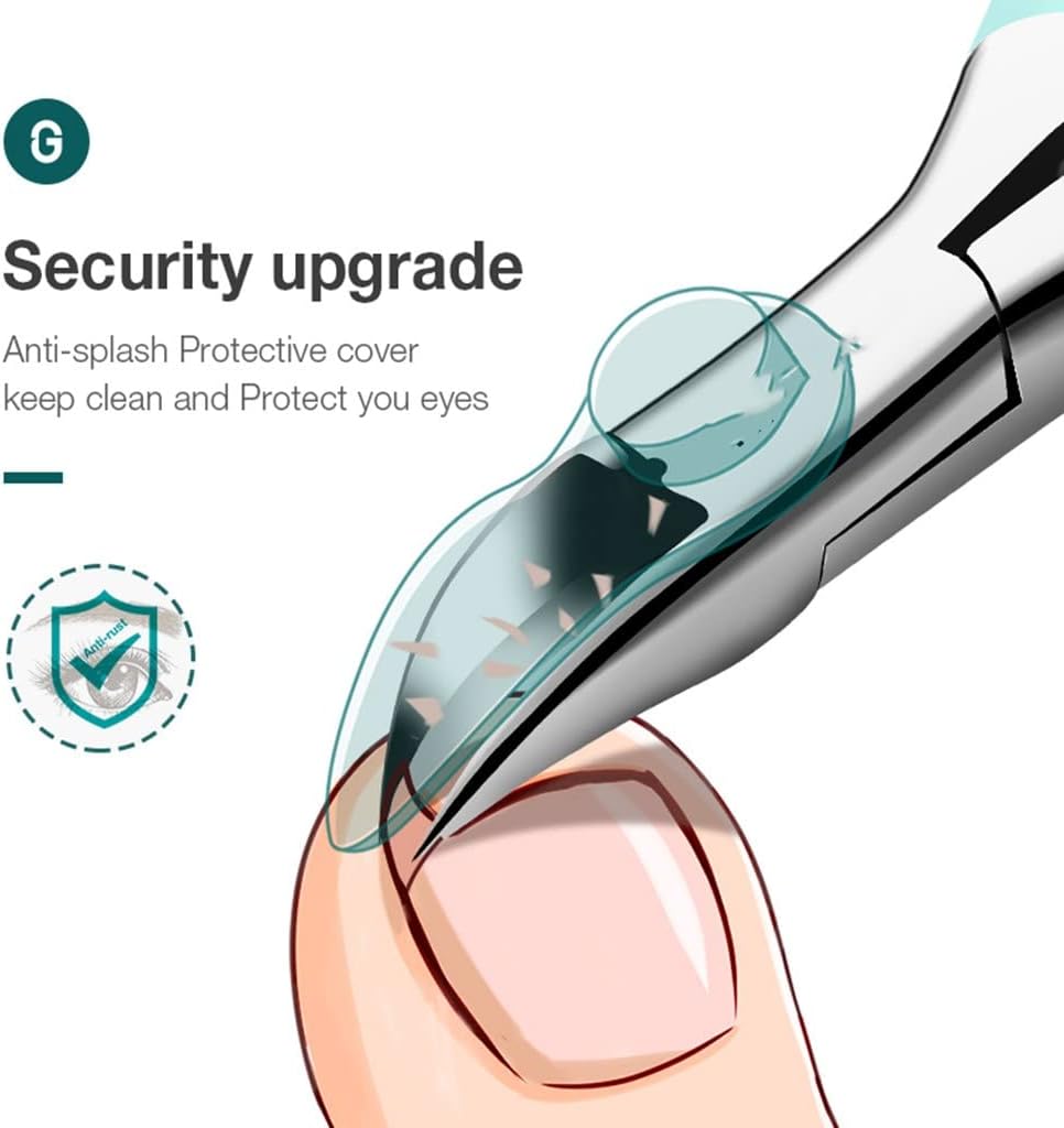 Premium teennagelknipper voor senioren – ergonomische roestvrijstalen nagelknipper